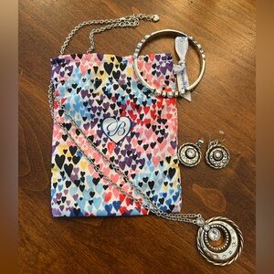 Brighton Halo Collection Necklace/Bracelet/Earring Set